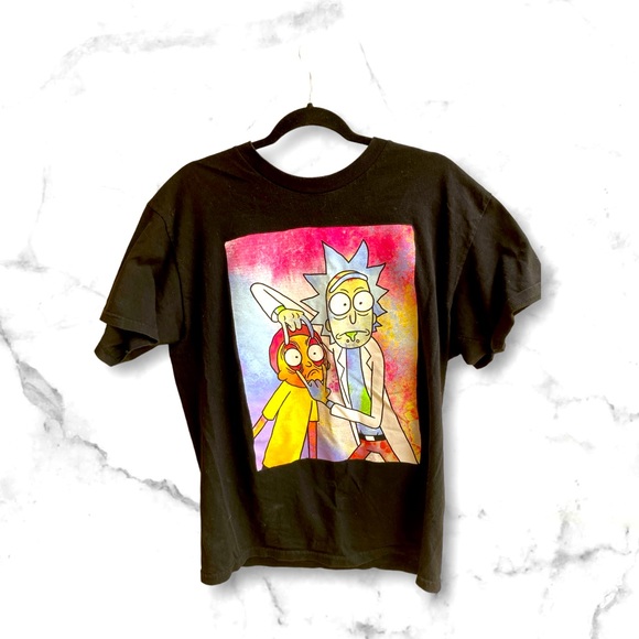 “Rick & Morty”adult swim 2012 100%Cotton Sz Large EUC - Picture 6 of 8
